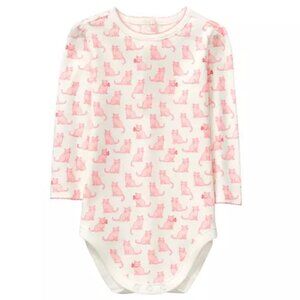 Janie and Jack Cat Bodysuit 3-6m